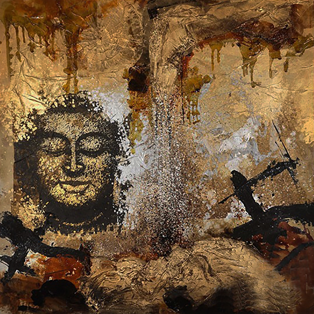 Buddhist Buddha painting on canvas BUD0126