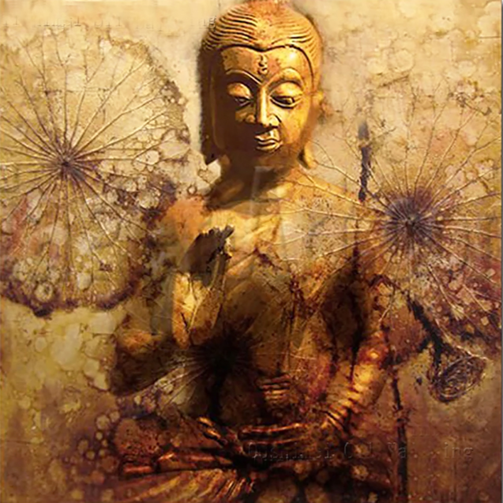 Buddhist Buddha painting on canvas BUD0127