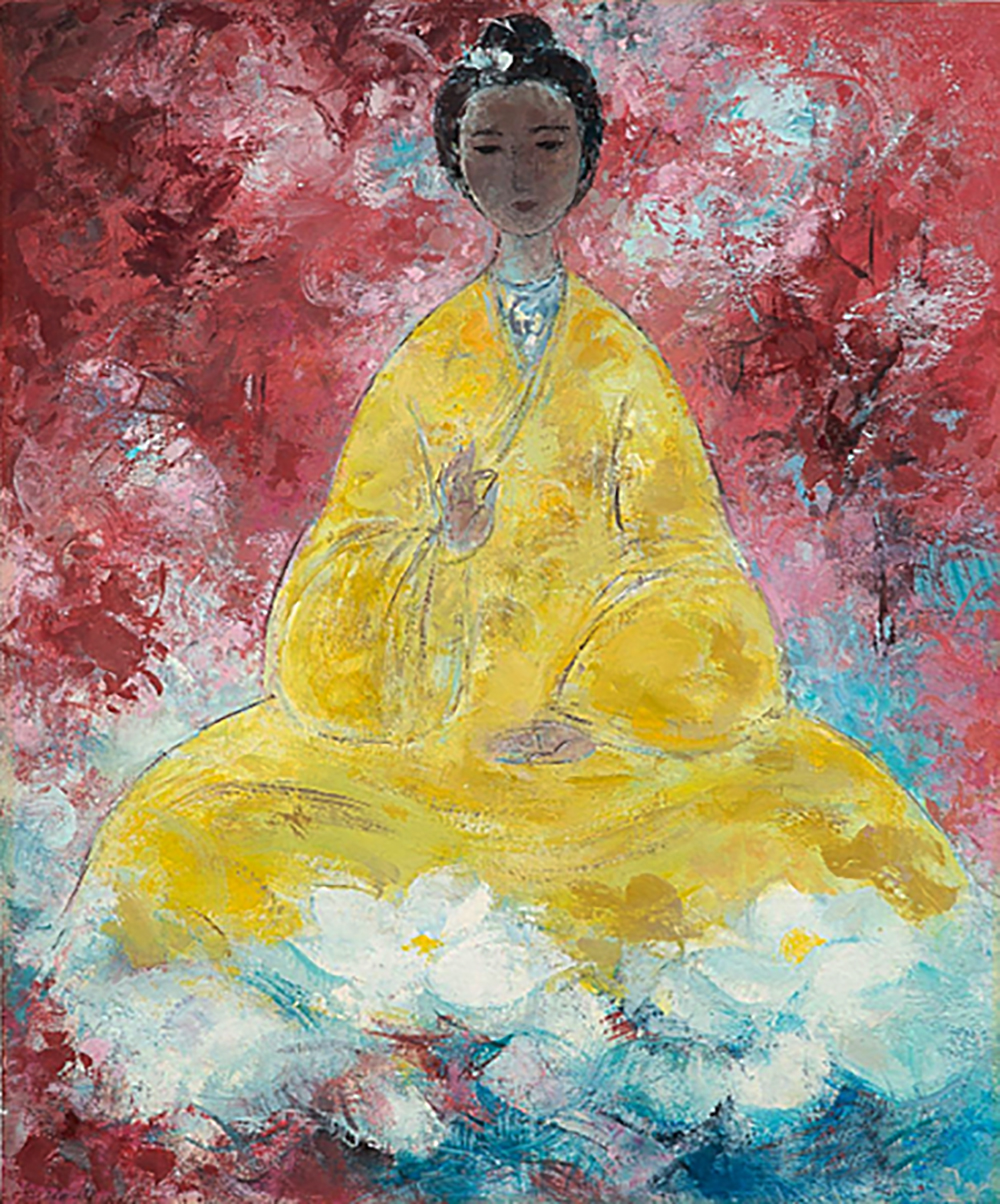 Buddhist Buddha painting on canvas BUD0140