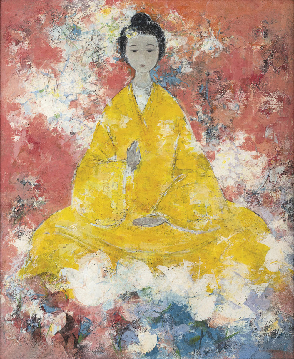 Buddhist Buddha painting on canvas BUD0141