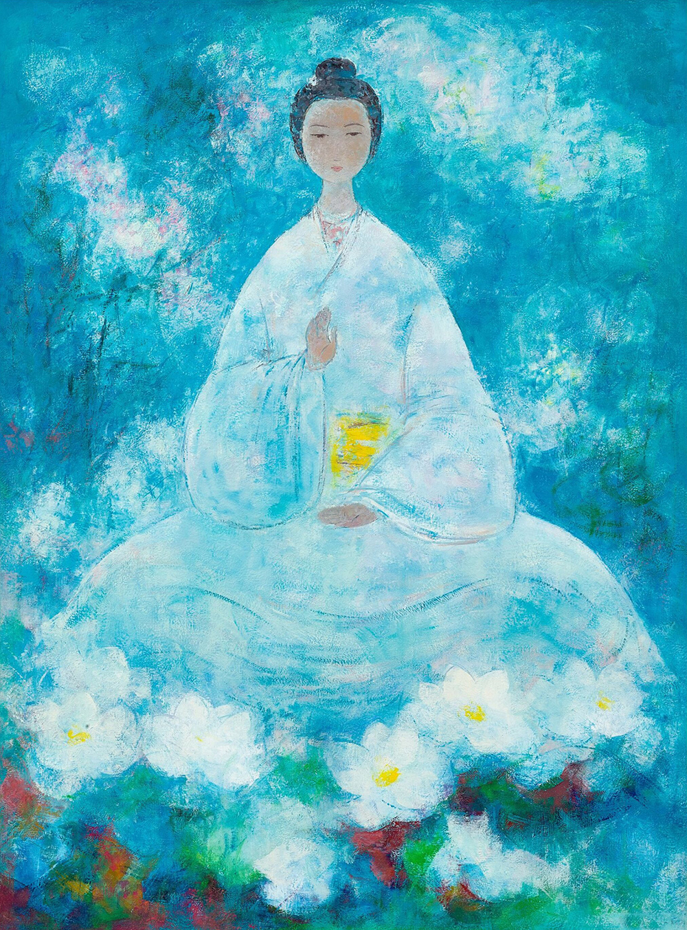 Buddhist Buddha painting on canvas BUD0142