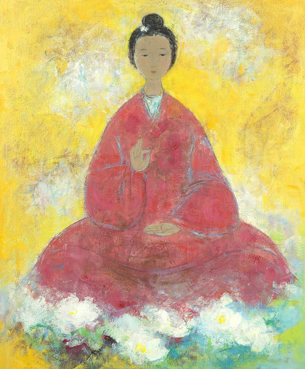 Buddhist Buddha painting on canvas BUD0146