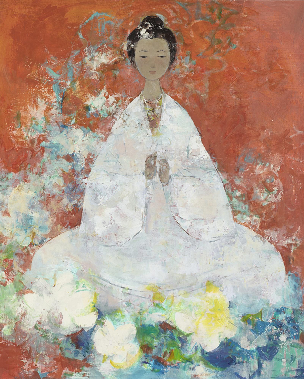 Buddhist Buddha painting on canvas BUD0150