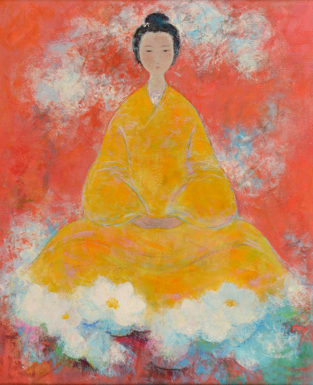 Buddhist Buddha painting on canvas BUD0152