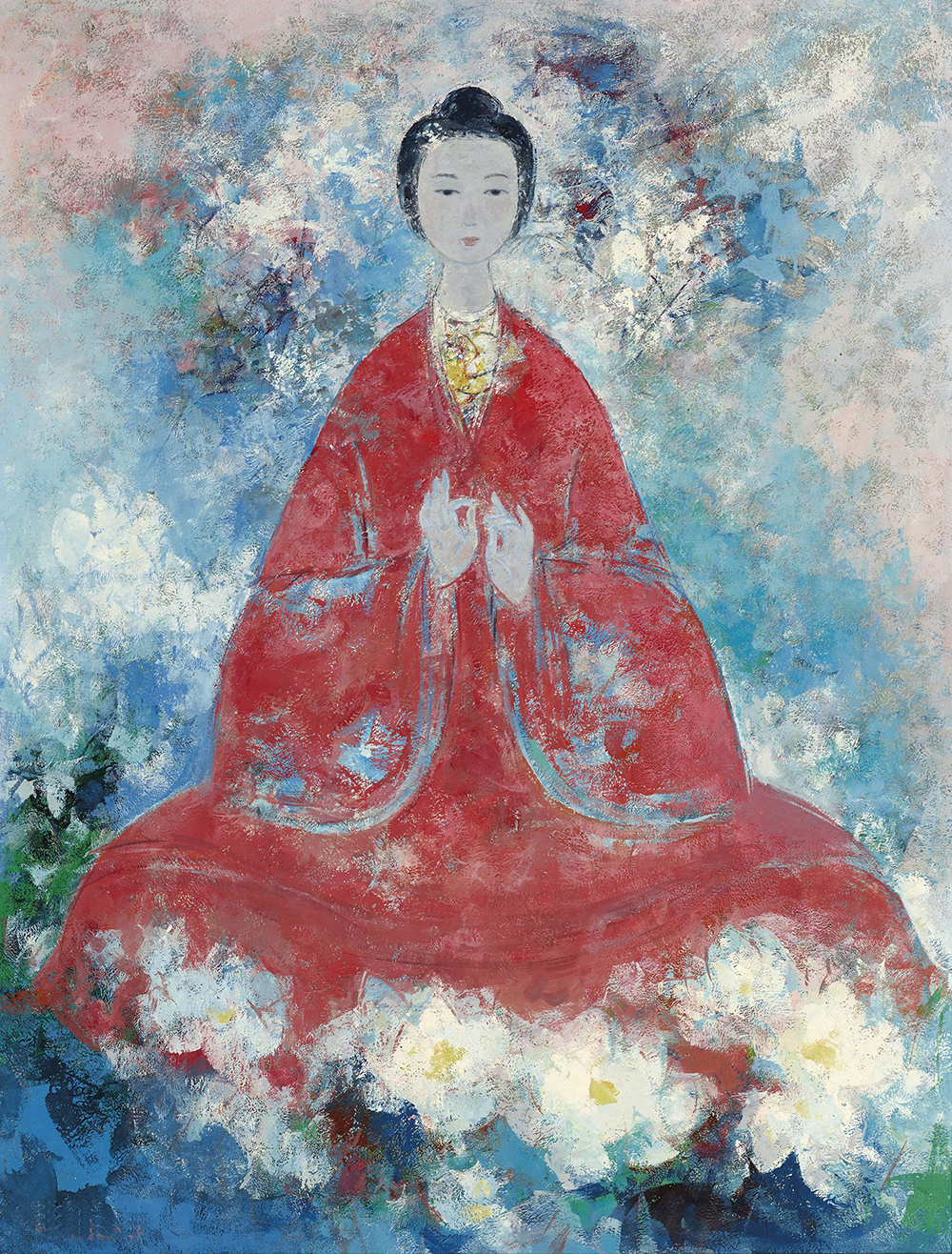 Buddhist Buddha painting on canvas BUD0153