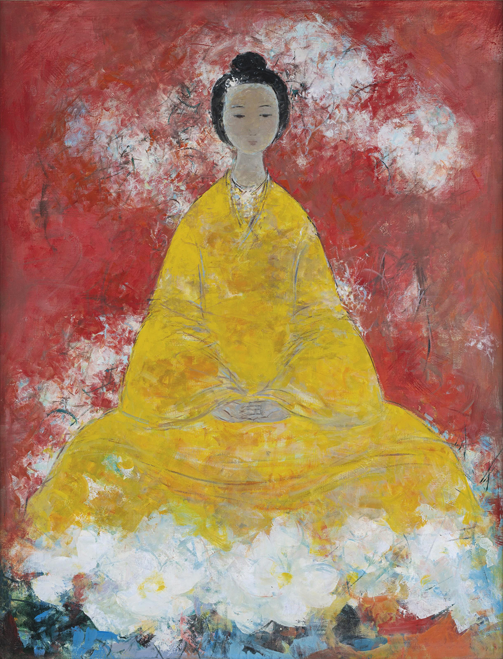 Buddhist Buddha painting on canvas BUD0154