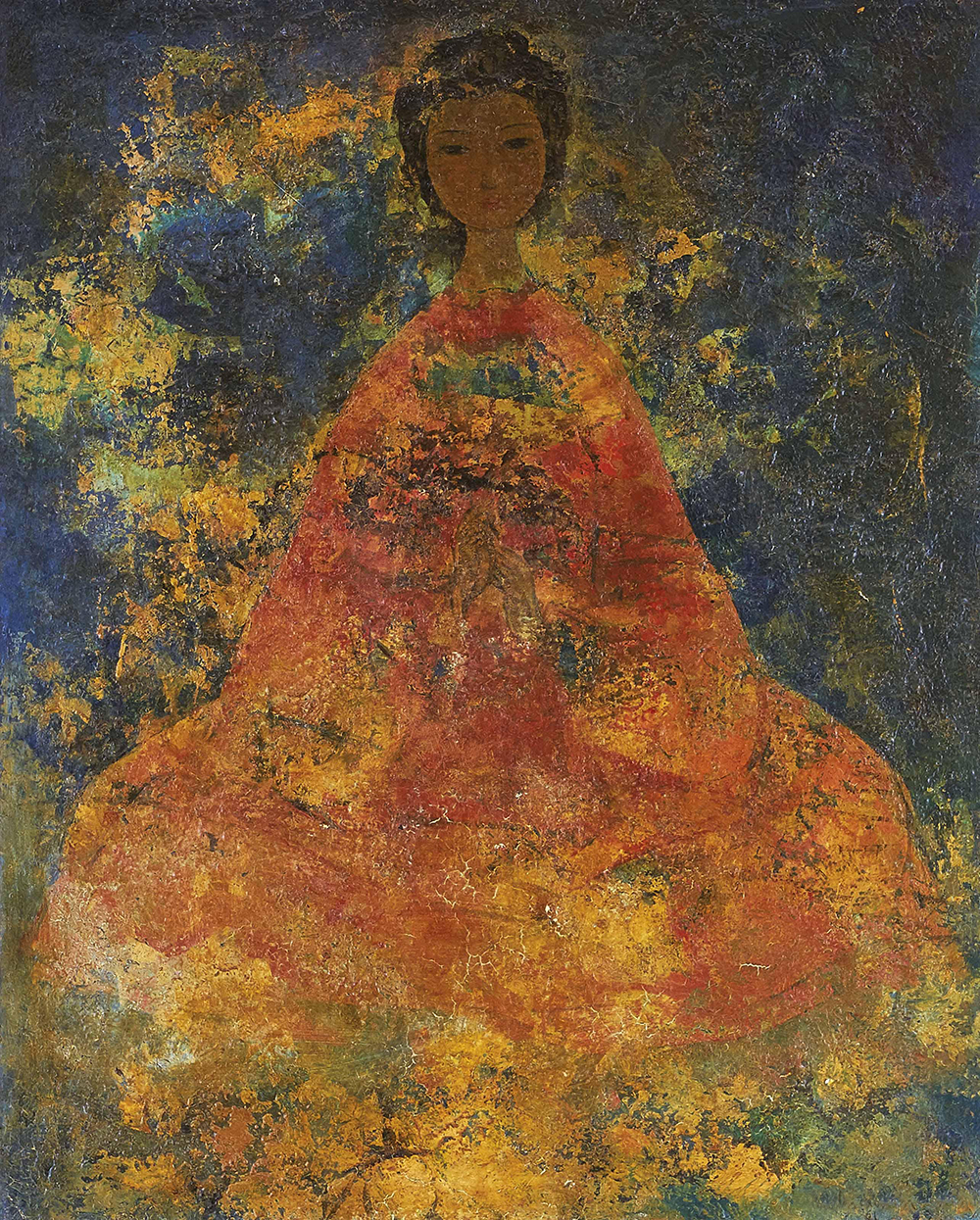 Buddhist Buddha painting on canvas BUD0157