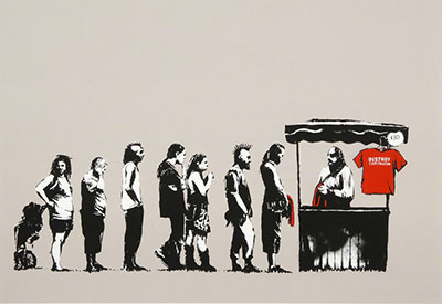 Banksy17 - Banksy Art Reproduction Painting