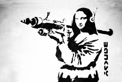 Banksy replica painting Banksy19