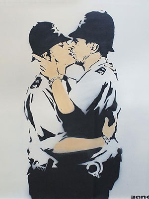Banksy replica painting Banksy25