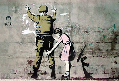 Banksy replica painting Banksy41