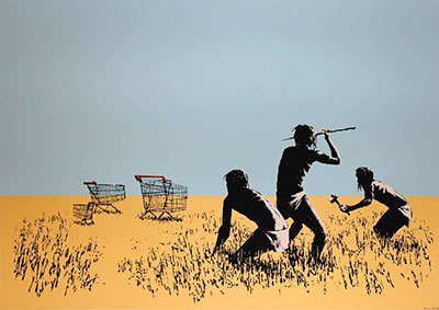Banksy replica painting Banksy42