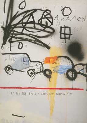Jean-Michel Basquiat replica painting Bas16