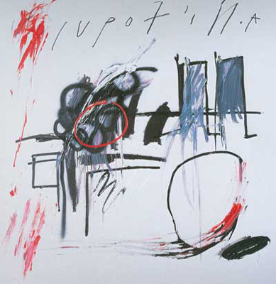 Jean-Michel Basquiat replica painting Bas17