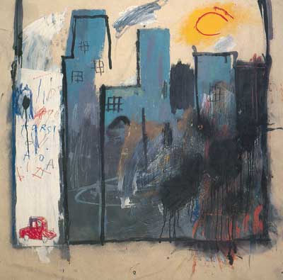 Jean-Michel Basquiat replica painting Bas18