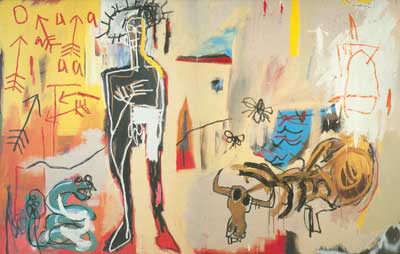 Jean-Michel Basquiat replica painting Bas23