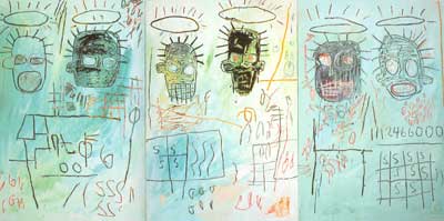 Jean-Michel Basquiat replica painting Bas25