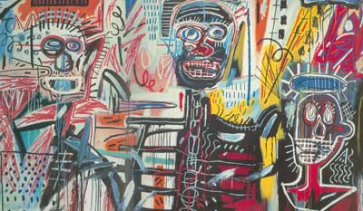 Jean-Michel Basquiat replica painting Bas26
