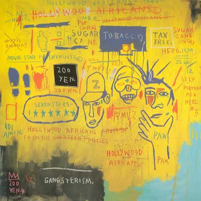 Jean-Michel Basquiat replica painting Bas38