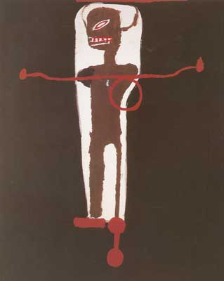 Jean-Michel Basquiat replica painting Bas50