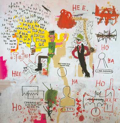 Jean-Michel Basquiat replica painting Bas54