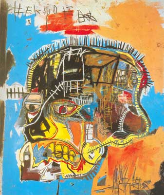 Jean-Michel Basquiat replica painting Bas59