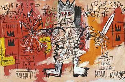Jean-Michel Basquiat replica painting Bas77
