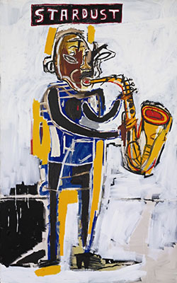 Jean-Michel Basquiat replica painting Bas81