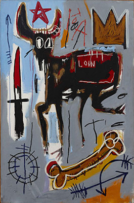 Jean-Michel Basquiat replica painting Bas96