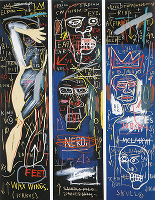 Jean-Michel Basquiat replica painting Bas98
