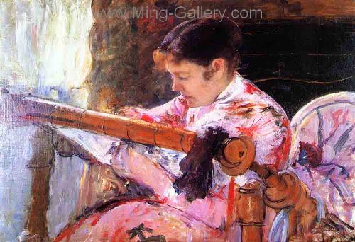 CAS0019 - Mary Cassatt Impressionist Painting