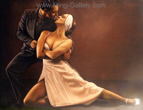 Dancing painting on canvas DAN0014