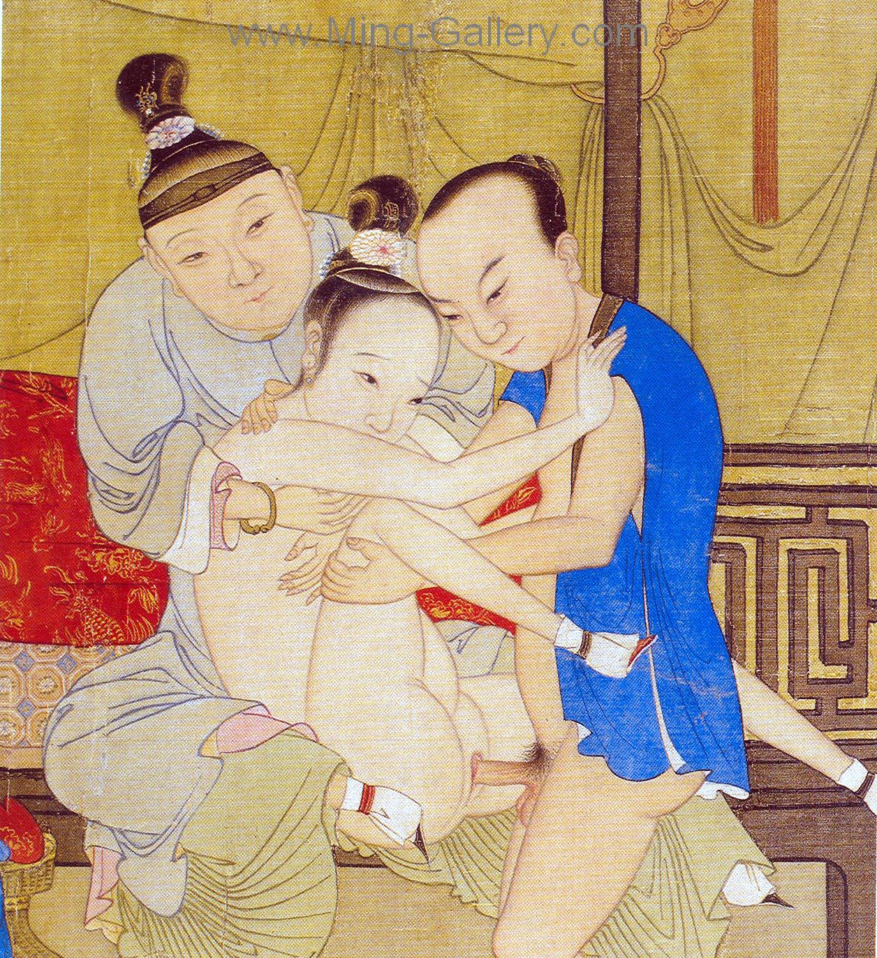Chinese Erotic Art painting on canvas ERC0001