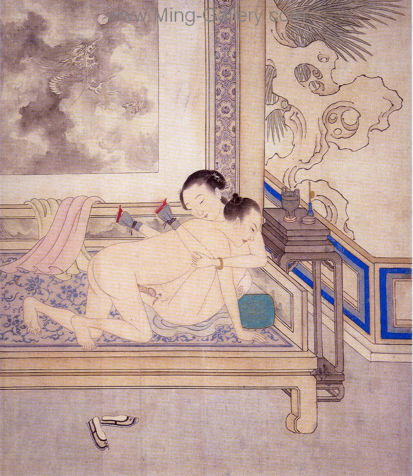 Chinese Erotic Art painting on canvas ERC0018