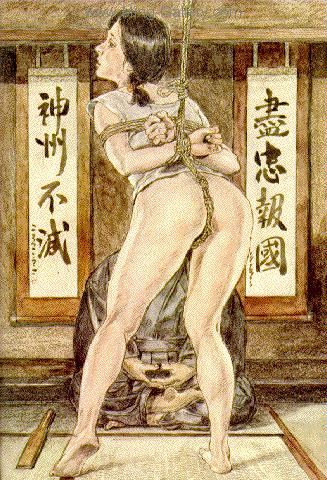 Japanese Erotic Art painting on canvas ERJ0007