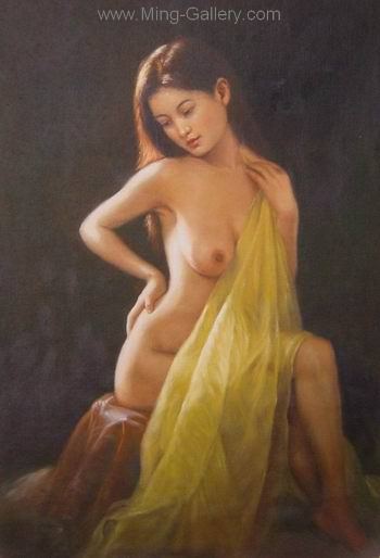 Erotic Art Asian Pinups painting on canvas ERP0167