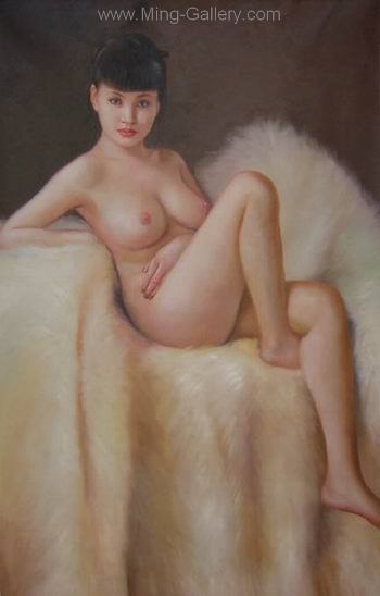 Erotic Art Asian Pinups painting on canvas ERP0177