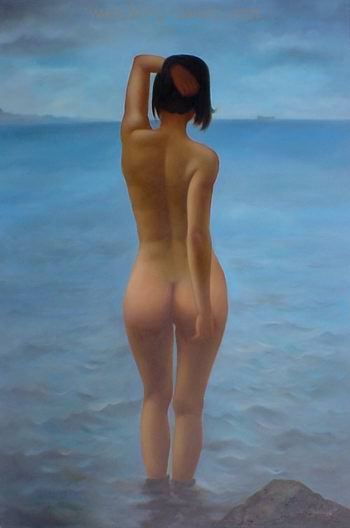Erotic Art Asian Pinups painting on canvas ERP0179