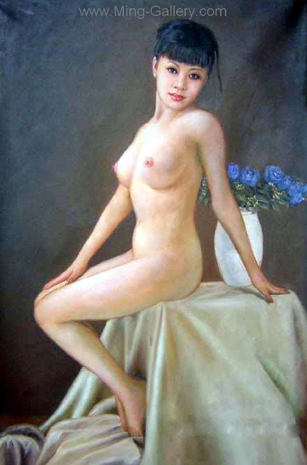 Erotic Art Asian Pinups painting on canvas ERP0188