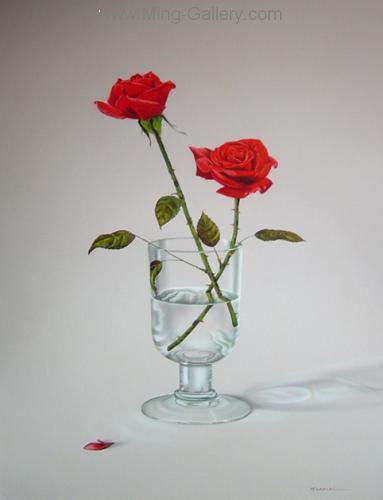FLO0055 - Oil Painting of Flowers for Sale