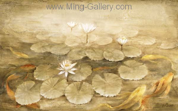 Flowers painting on canvas FLO0115