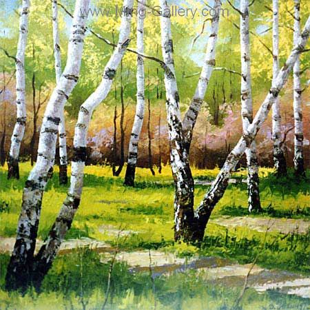 Forests painting on canvas FOR0005