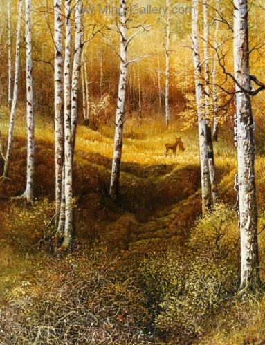 Forests painting on canvas FOR0010