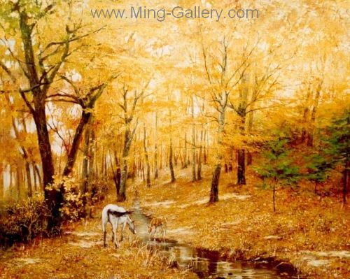 Forests painting on canvas FOR0012