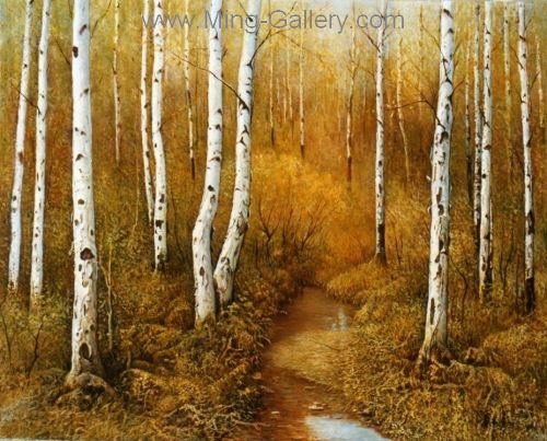 Forests painting on canvas FOR0014