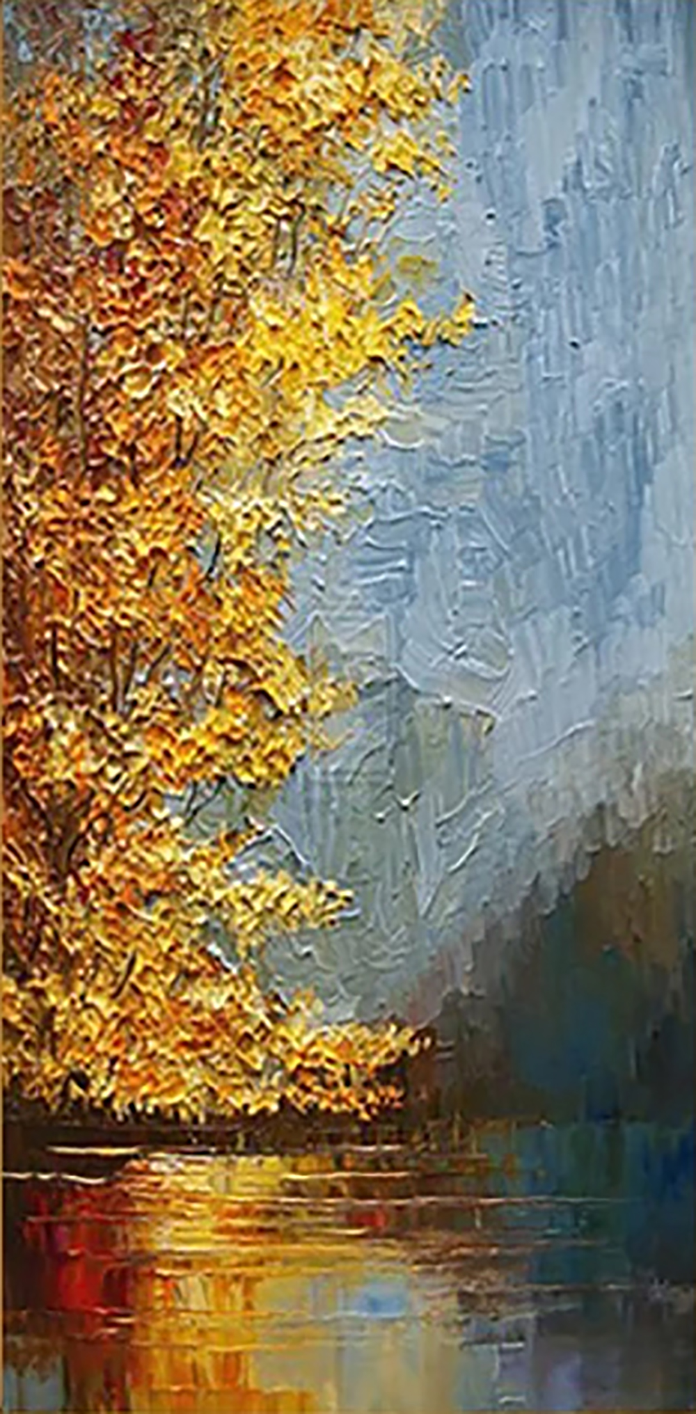 Forests painting on canvas FOR0038
