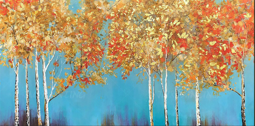 Forests painting on canvas FOR0040