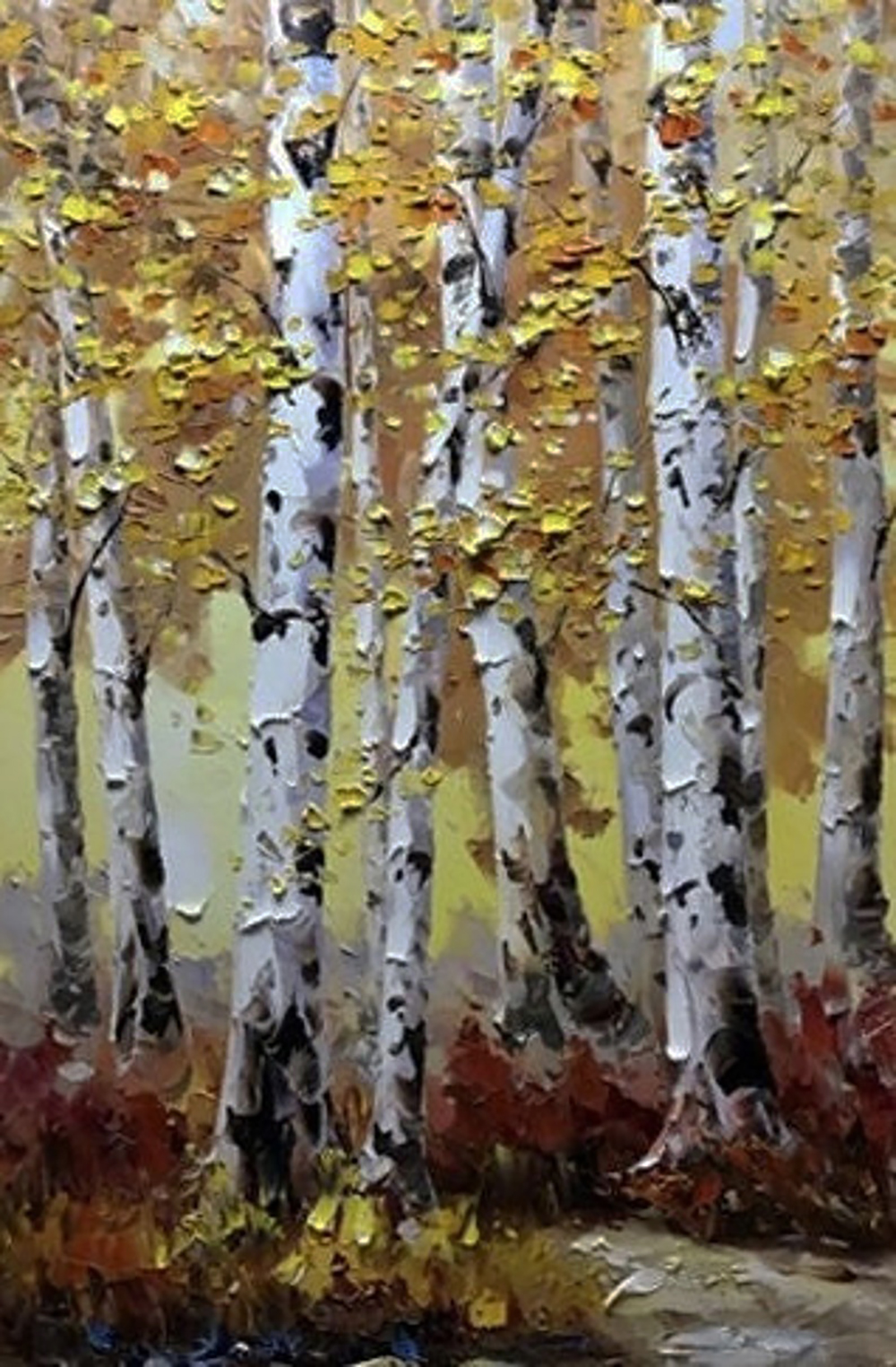 Forests painting on canvas FOR0044