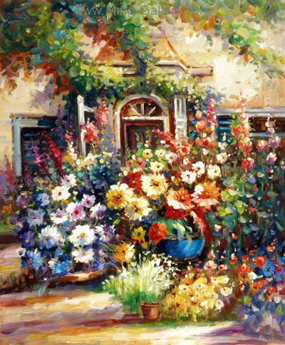 GAR0001 - Garden Painting for Sale