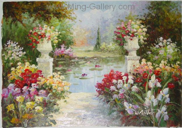 GAR0008 - Garden Painting for Sale